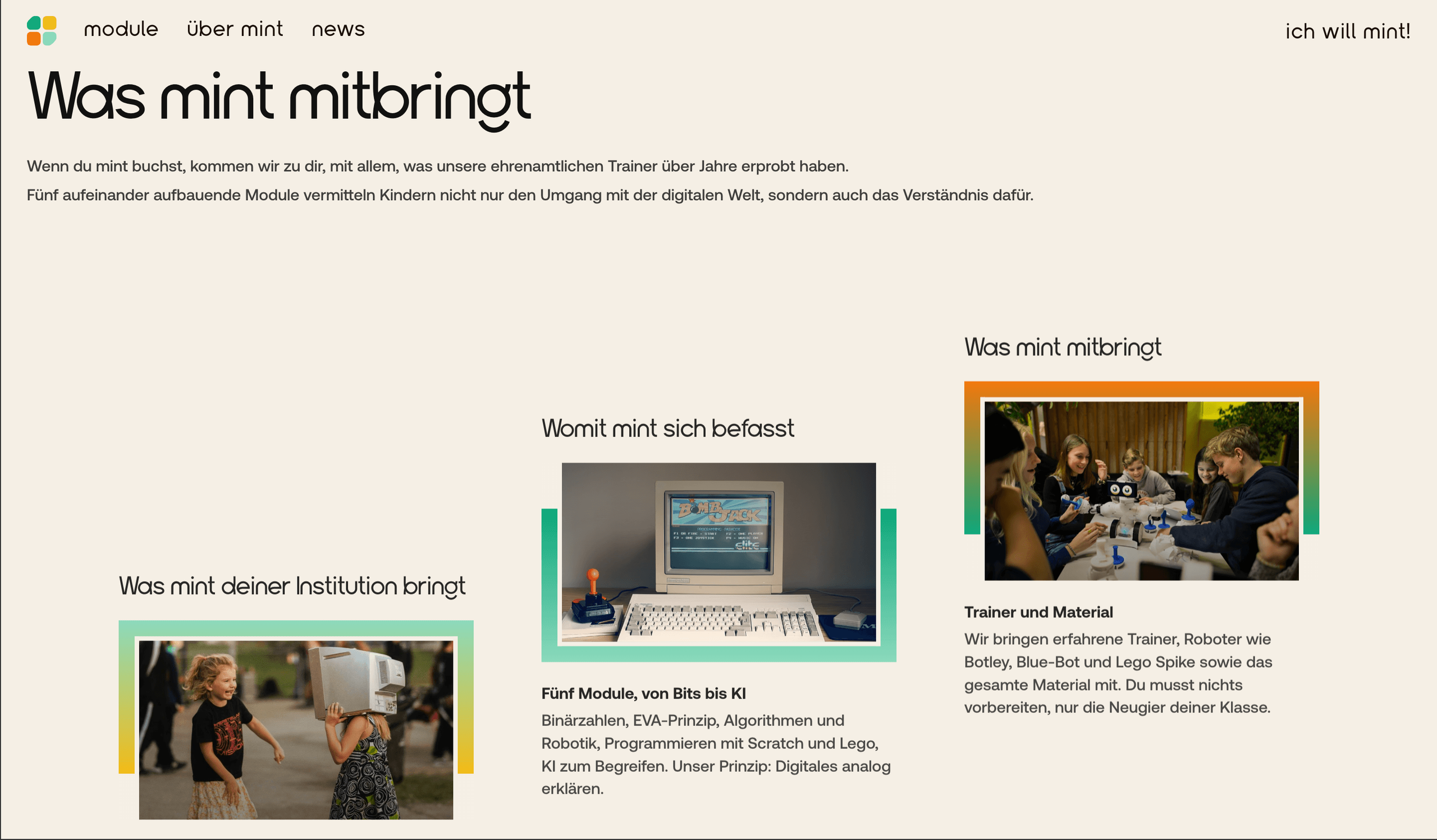 MINT kann auch schön sein
