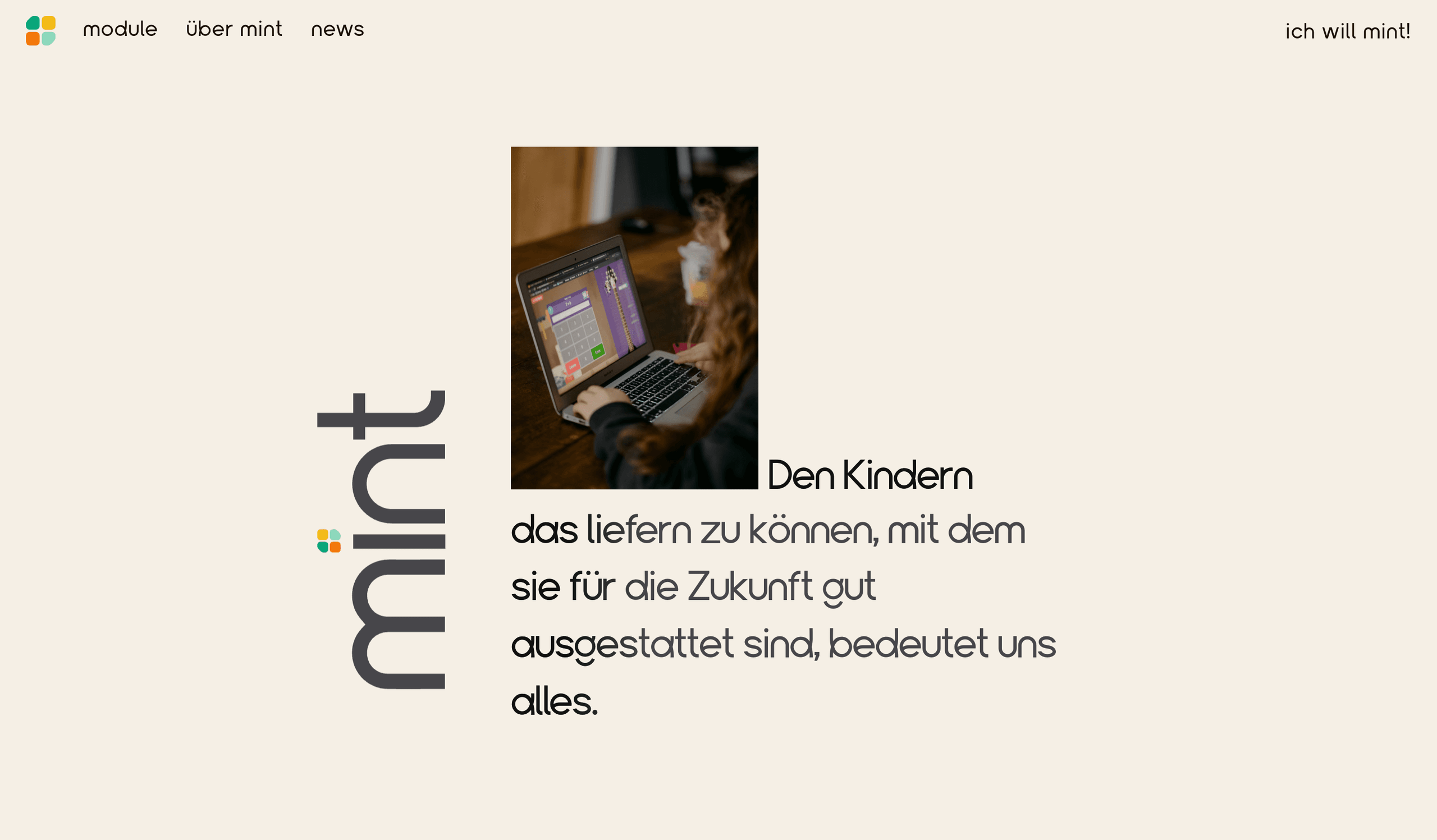 MINT kann auch schön sein